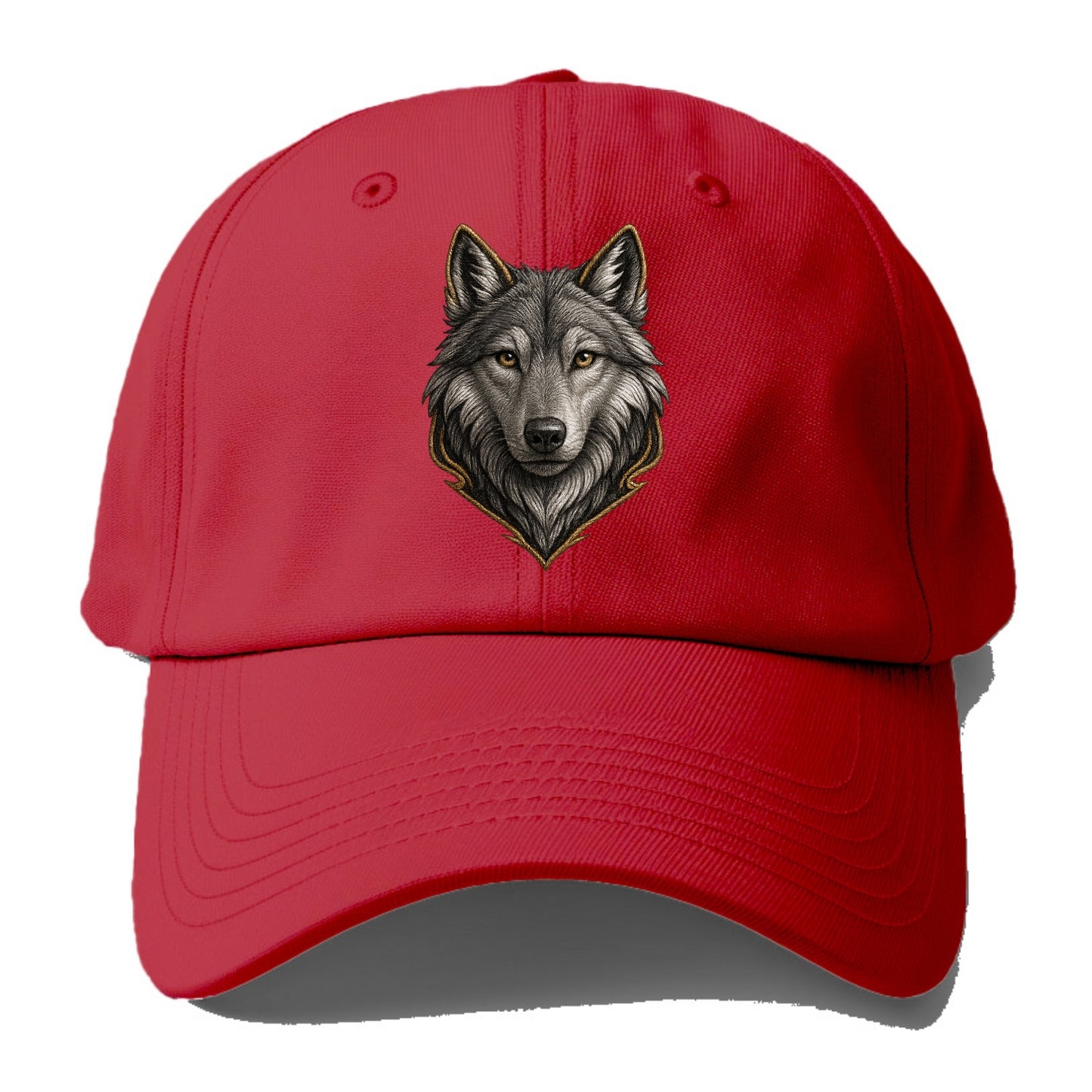 Wolf Totem  - Baseball Cap - Red
