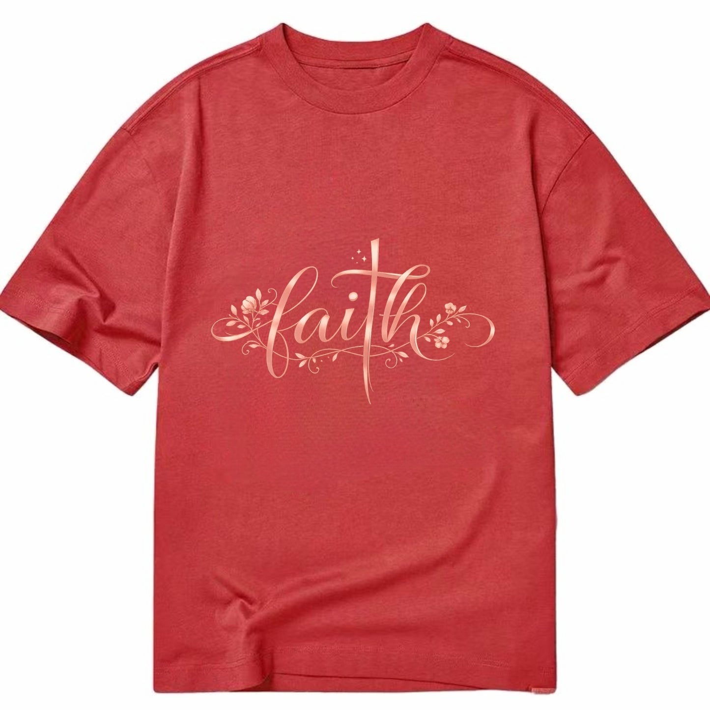 Faith - Classic T-shirt - Red