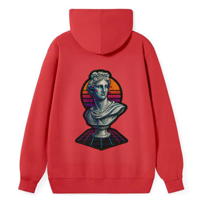 Greek Statue - Classic Pullover Hoodie - Red