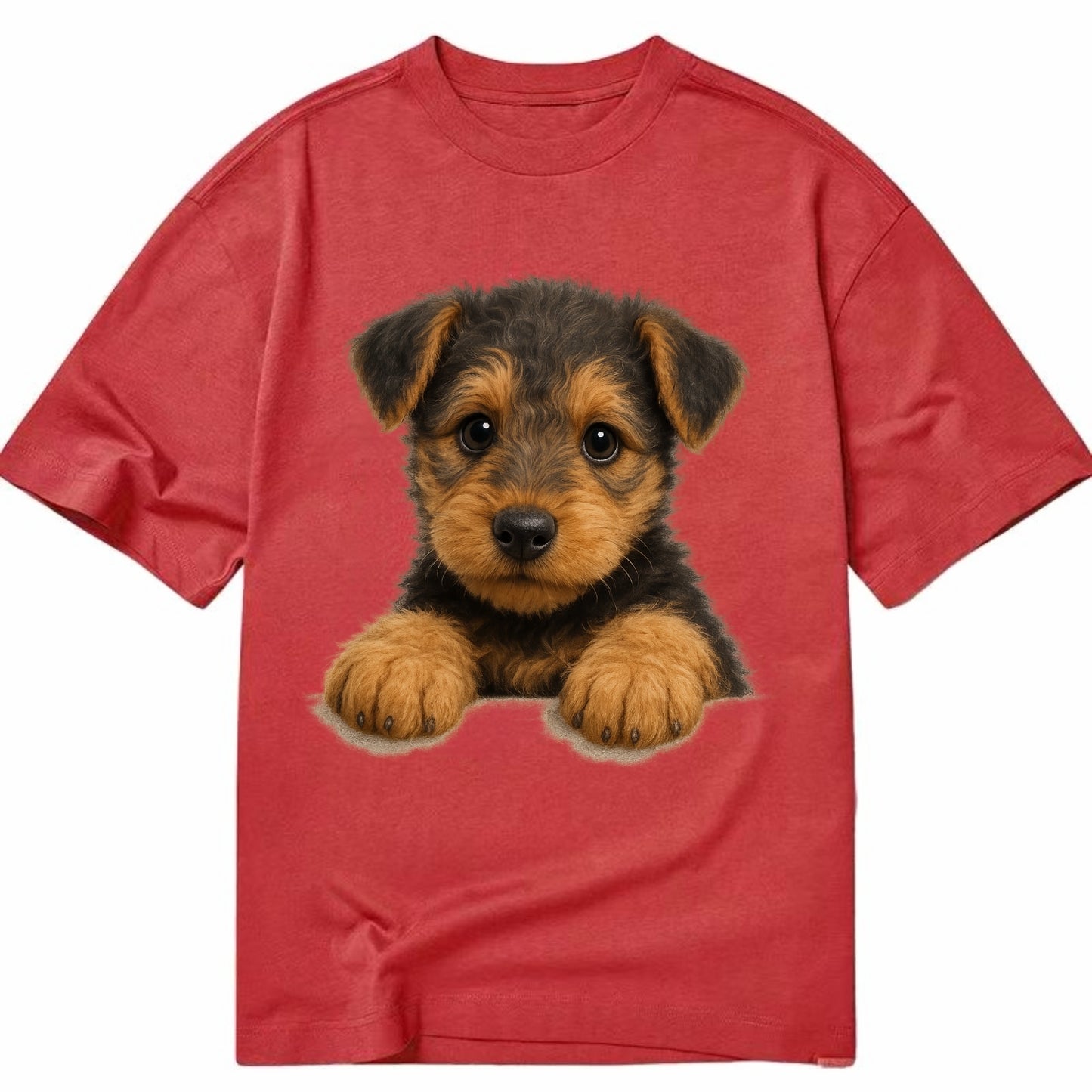Airedale Terrier  - Classic T-shirt - Red