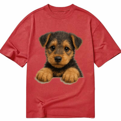 Airedale Terrier  - Classic T-shirt - Red