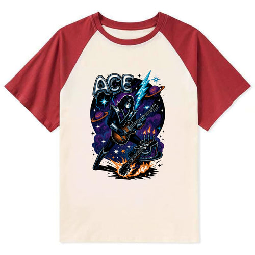 Ace Birthday Celebration - Contrast Raglan T-shirt