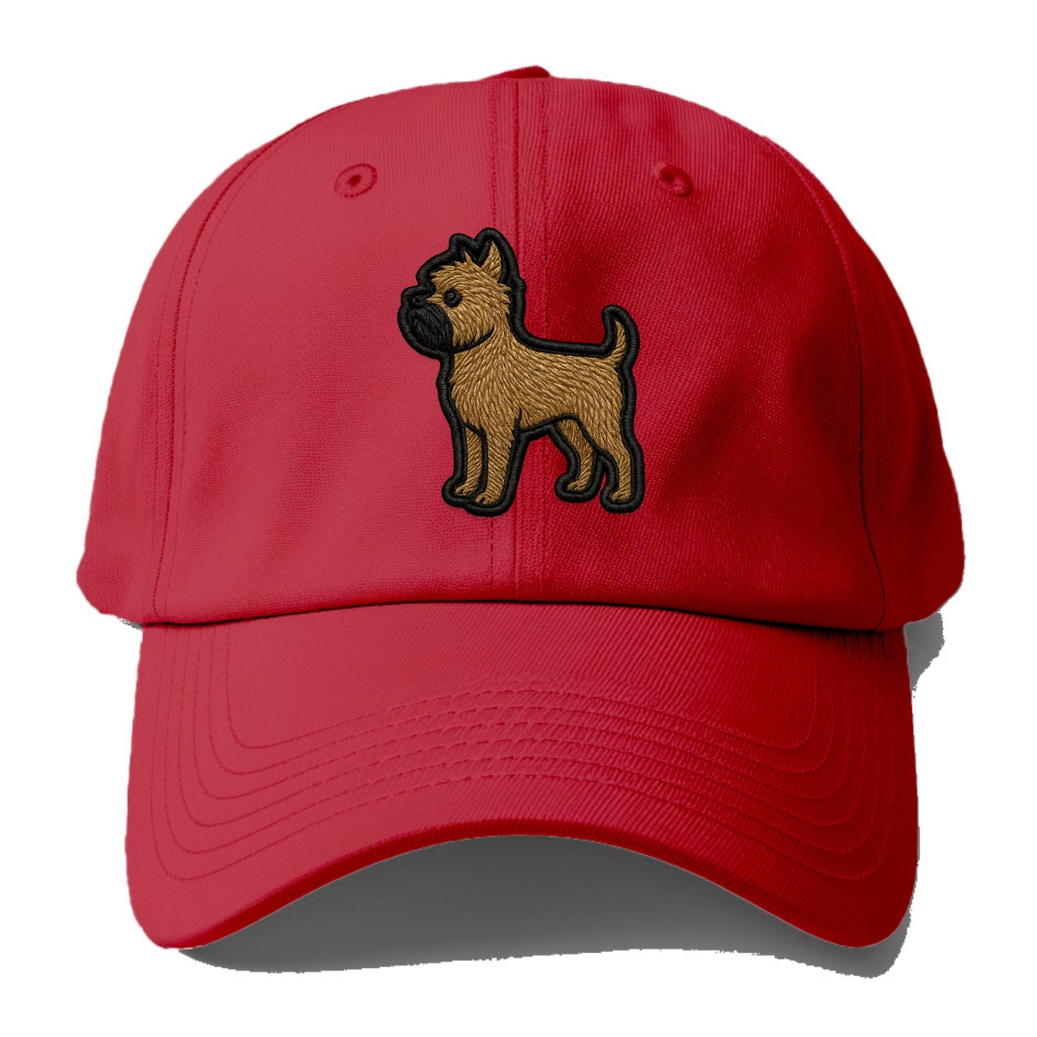Affenpinscher - Contemporary wiry design - Baseball Cap - Red