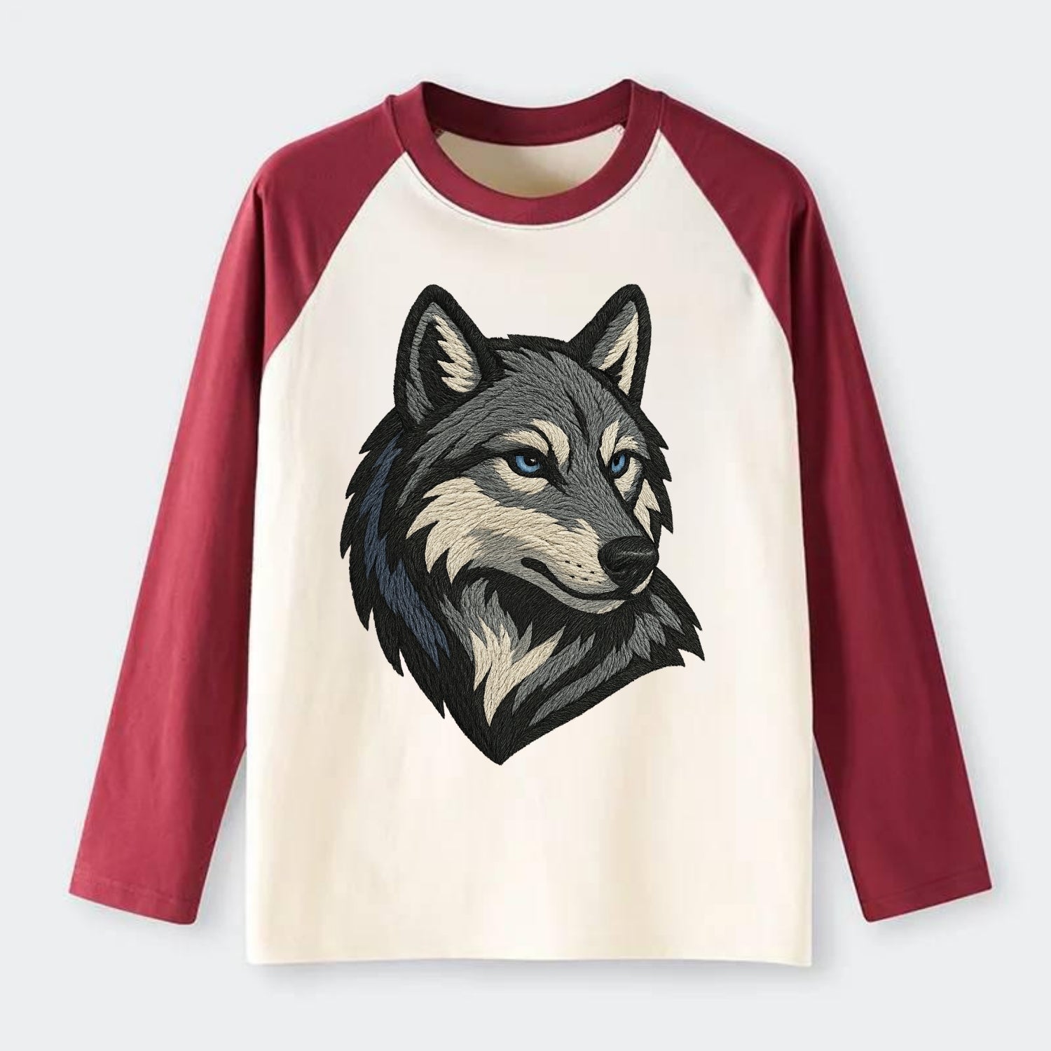 Silent But Deadly  - Raglan Long Sleeve T-Shirt - Red