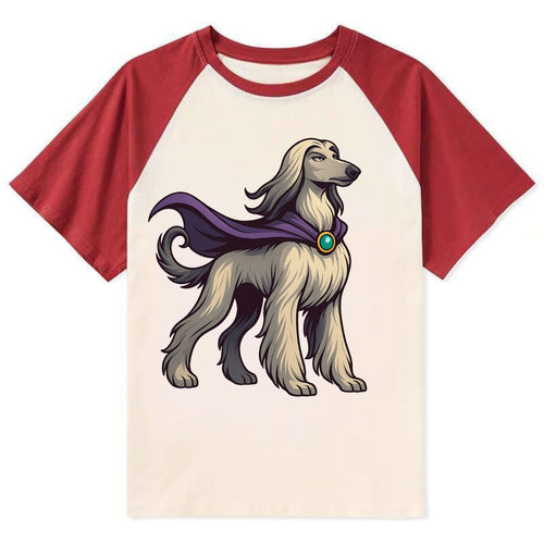 Afghan Hound Mystic Hero  - Contrast Rag Contrast Raglan T-shirt