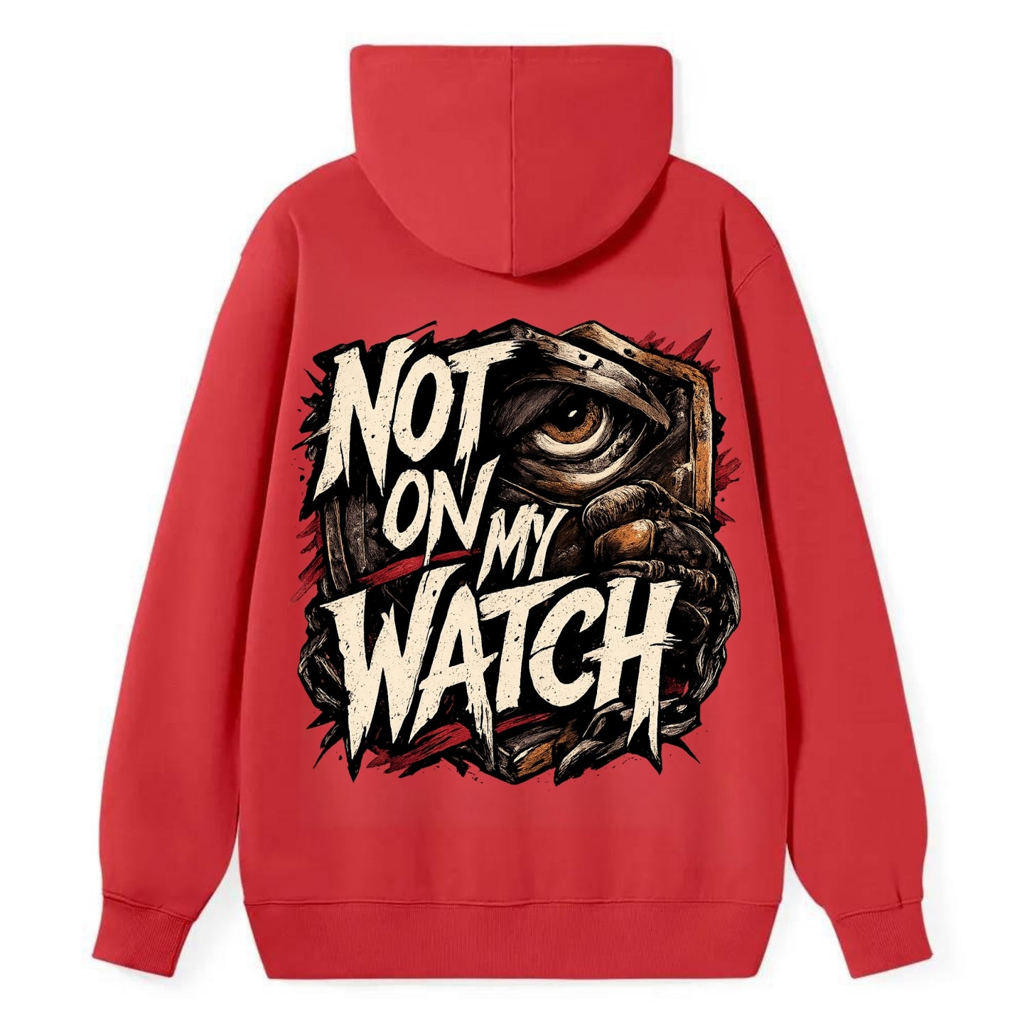 Not On My Watch - Classic Pullover Hoodie - Red