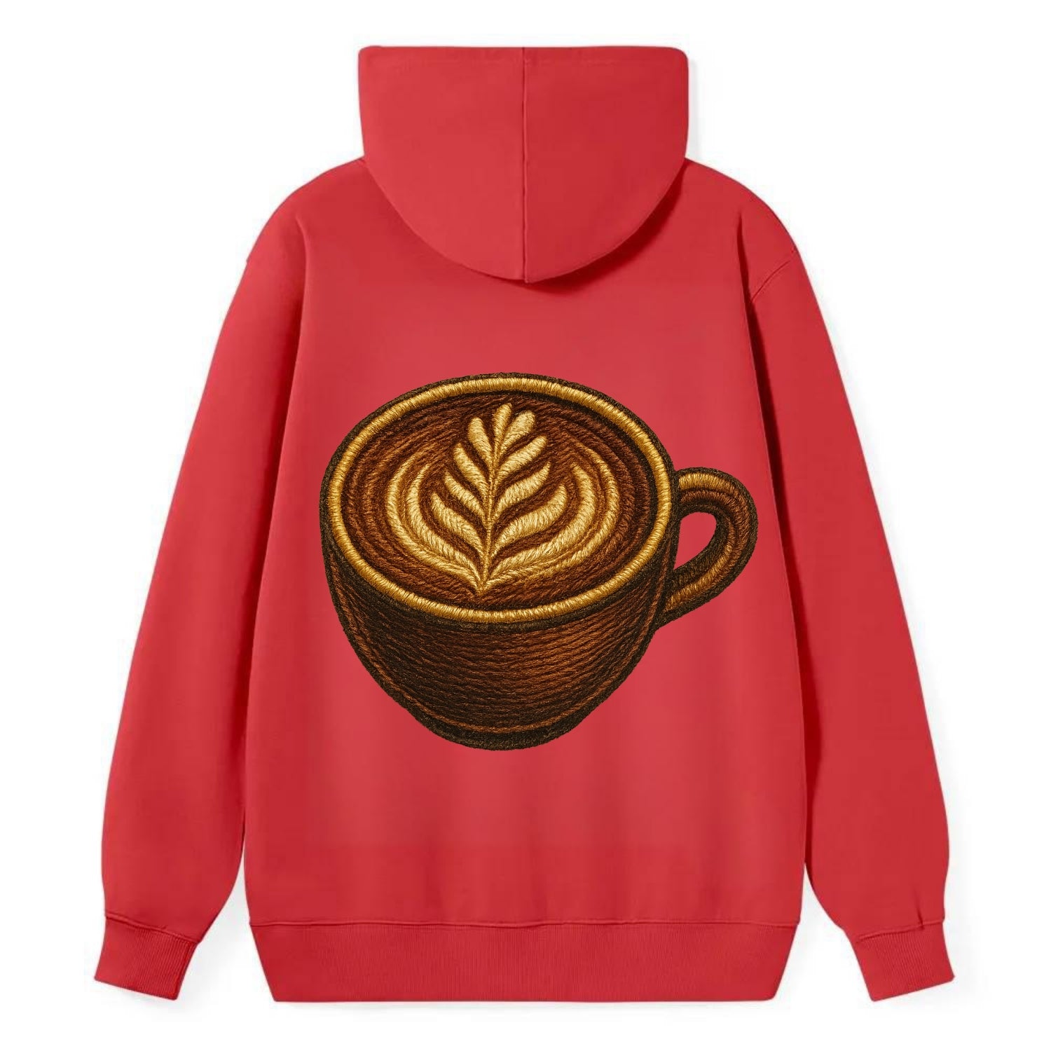 Latte Art  - Classic Pullover Hoodie - Red
