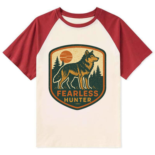 Fearless Hunter  - Contrast Raglan T-shirt