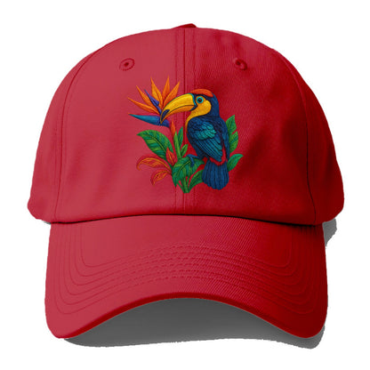 Toucan Paradise - Baseball Cap - Red