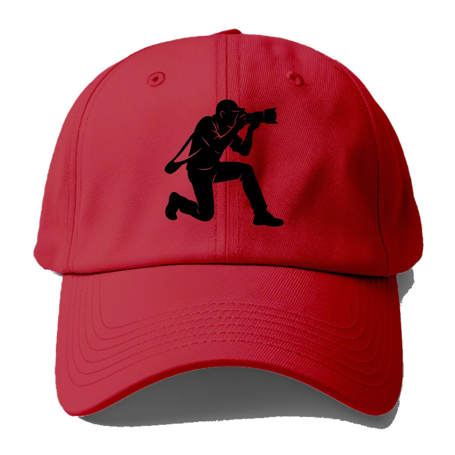 Photographer capturing perfect shot - Baseball Cap - Red
