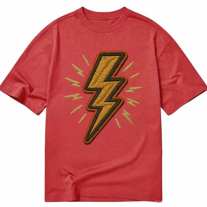 Lightning Bolt  - Classic T-shirt - Red