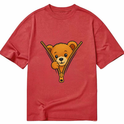 zipper bear - Classic T-shirt - Red