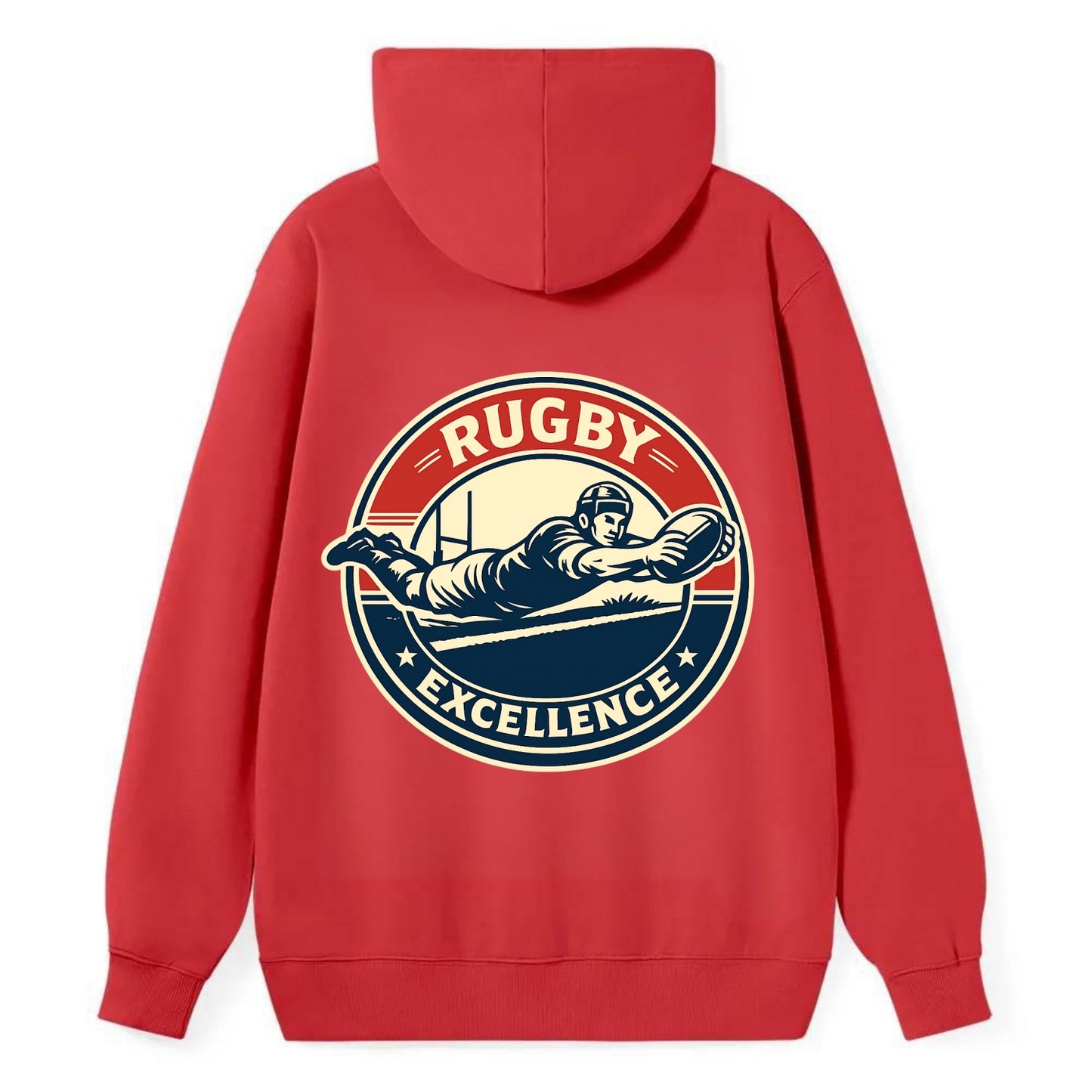 Epic Try Dive Emblem - Classic Pullover Hoodie - Red