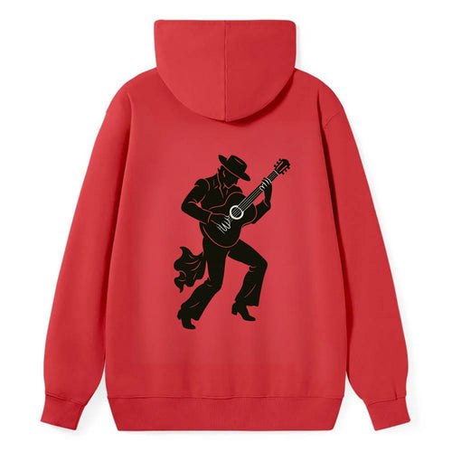 Flamenco guitarist dramatic pose - Classic Pullover Hoodie