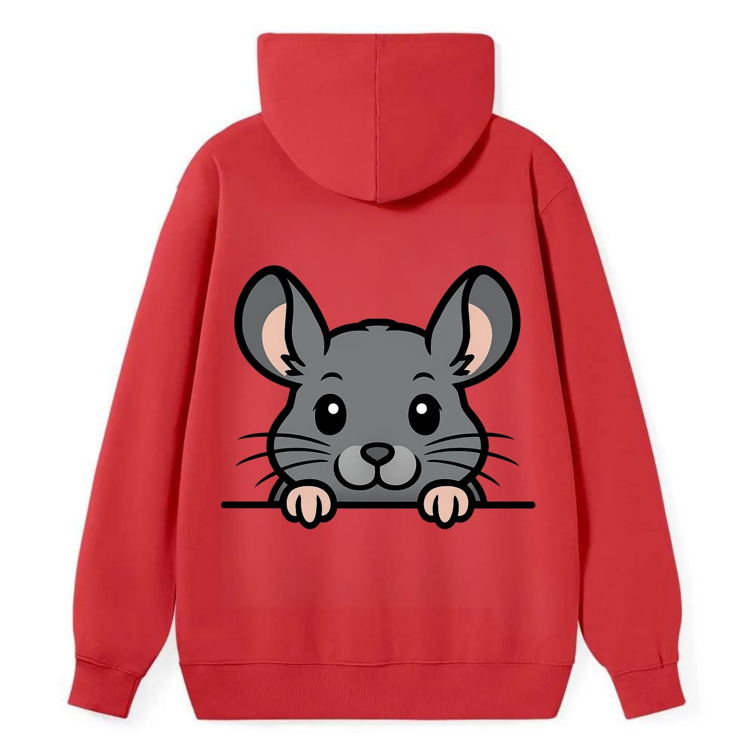 Chinchilla  - Classic Pullover Hoodie - Red