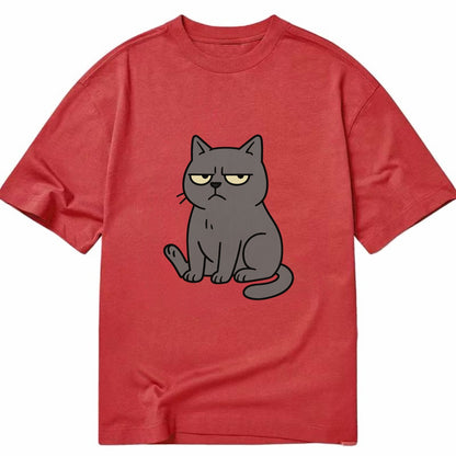 The Cat Judging Silently - Classic T-shirt - Red