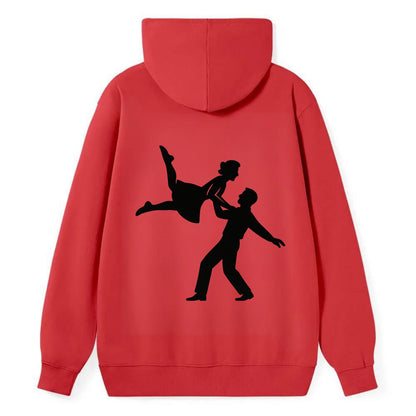 Swing dancers aerial lift - Classic Pullover Hoodie - Red
