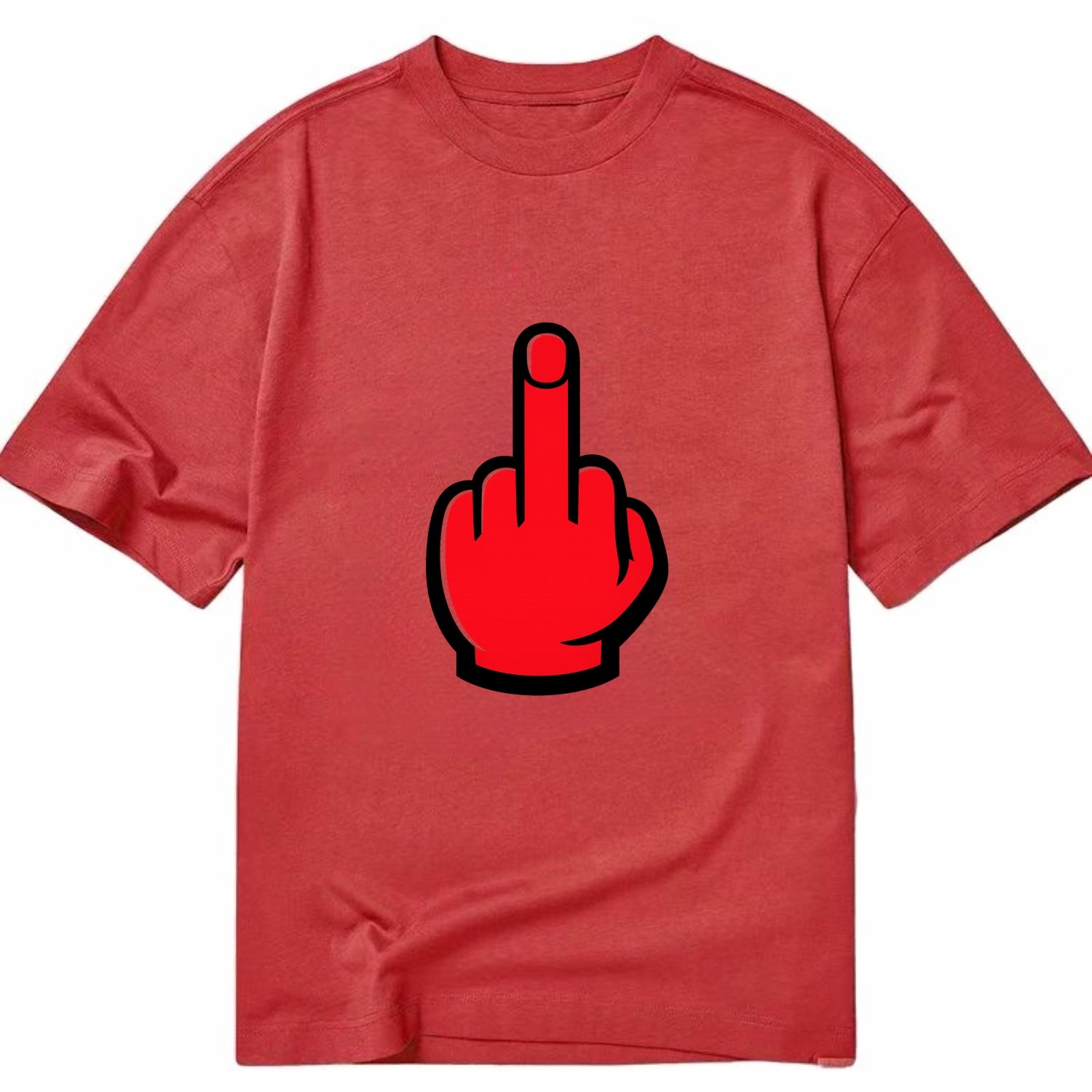 Bold Defiance Icon - Classic T-shirt - Red