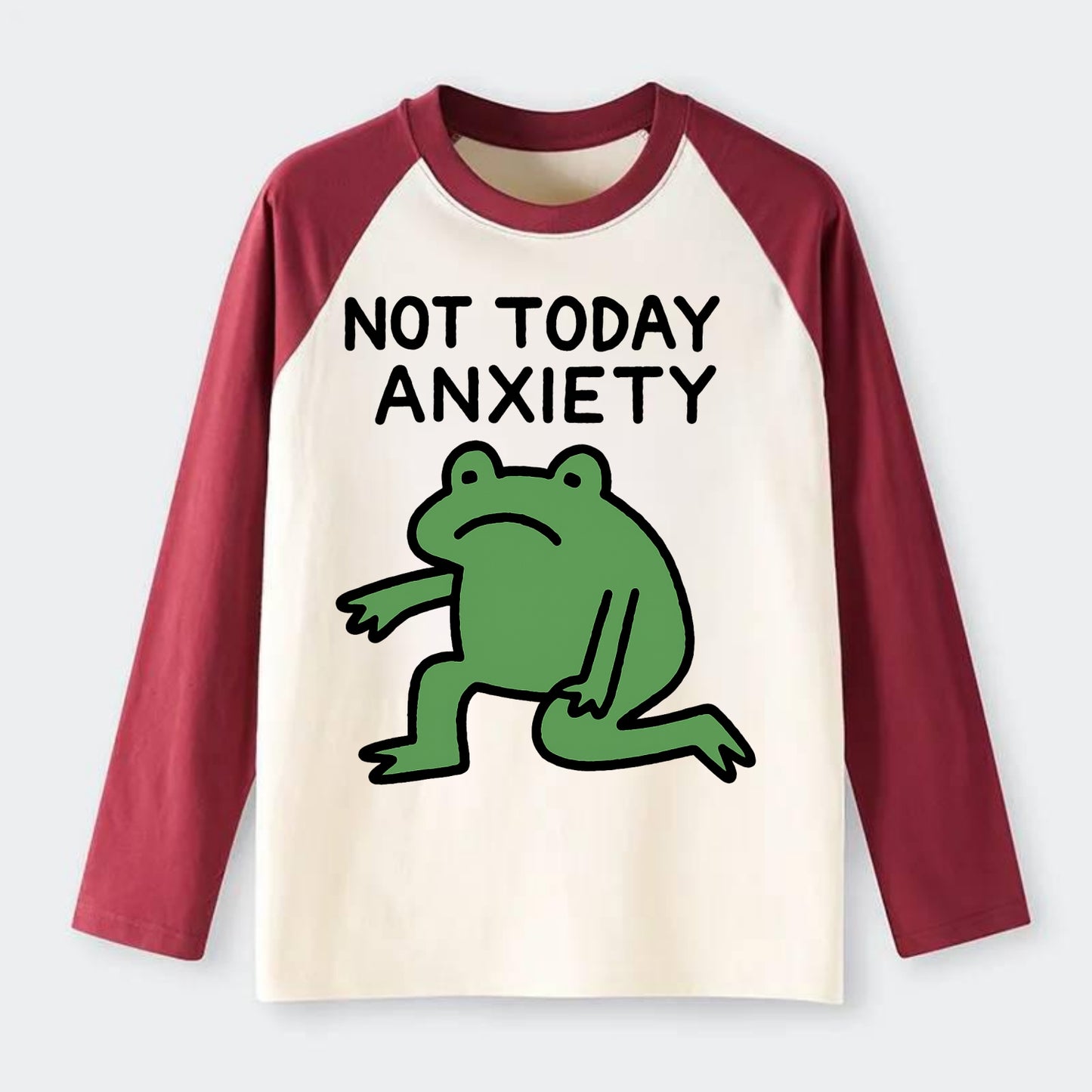 Another Trip Around The Sun  - Raglan Long Sleeve T-Shirt - Red