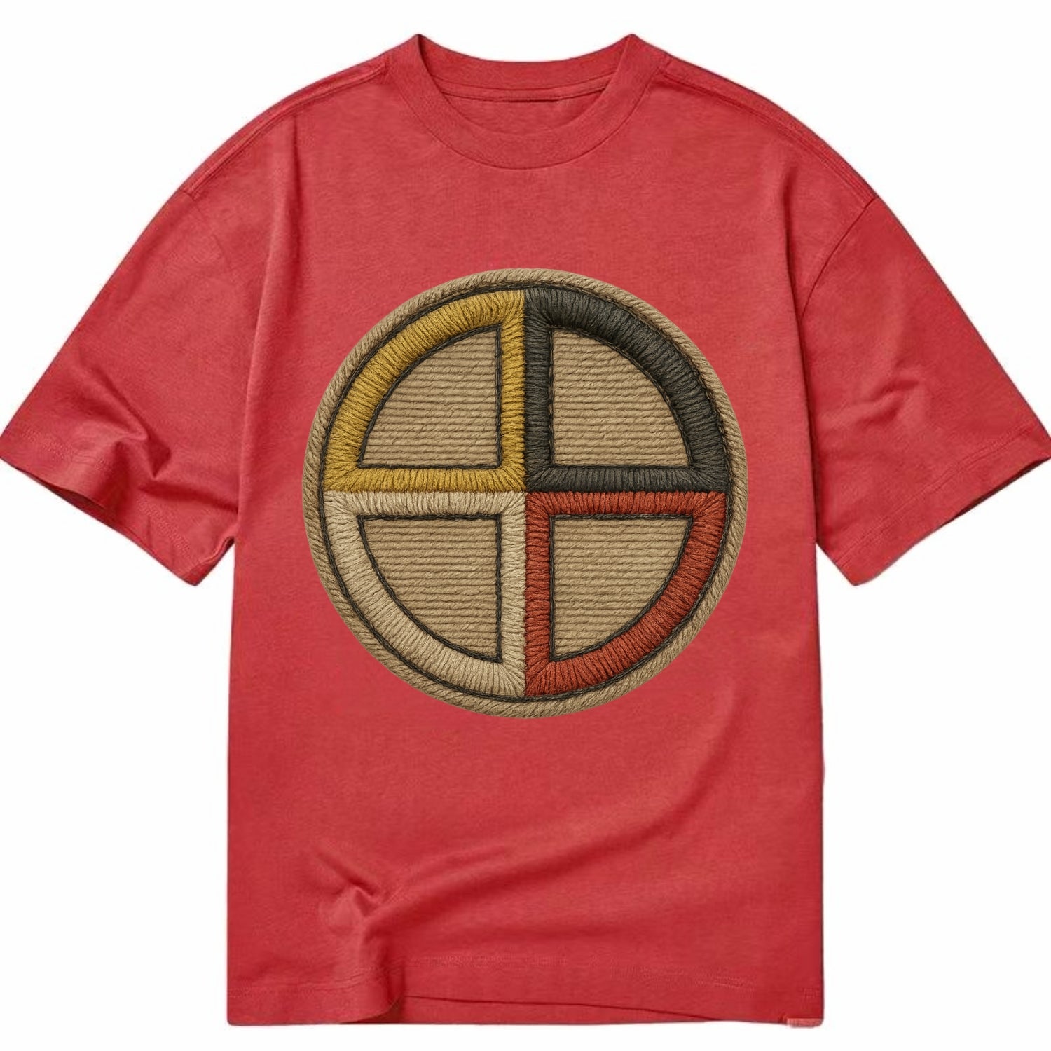 Medicine Wheel  - Classic T-shirt - Red