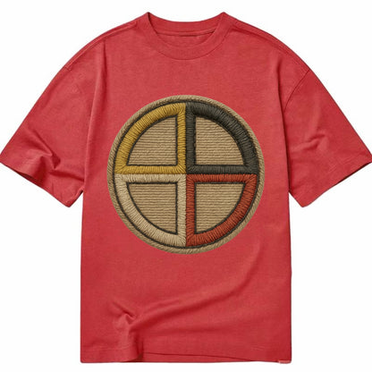 Medicine Wheel  - Classic T-shirt - Red