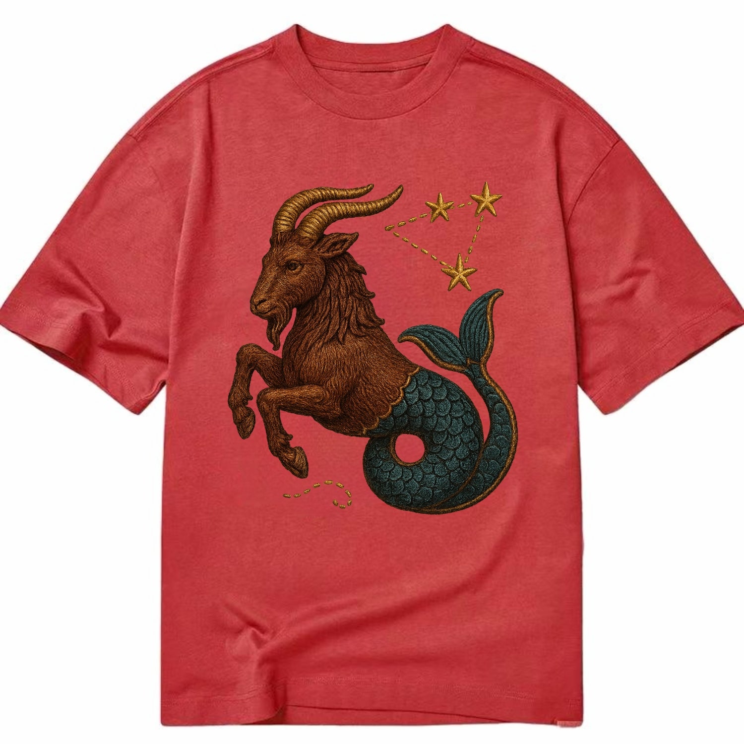 Capricorn Goat  - Classic T-shirt - Red