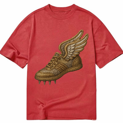 Track Shoe  - Classic T-shirt - Red