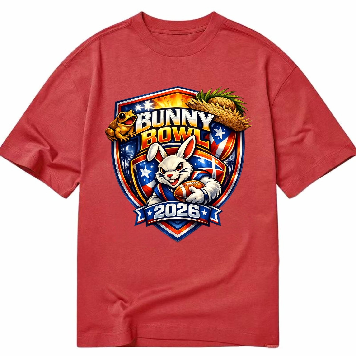 Bunny Bowl 2026 - Classic T-shirt - Red