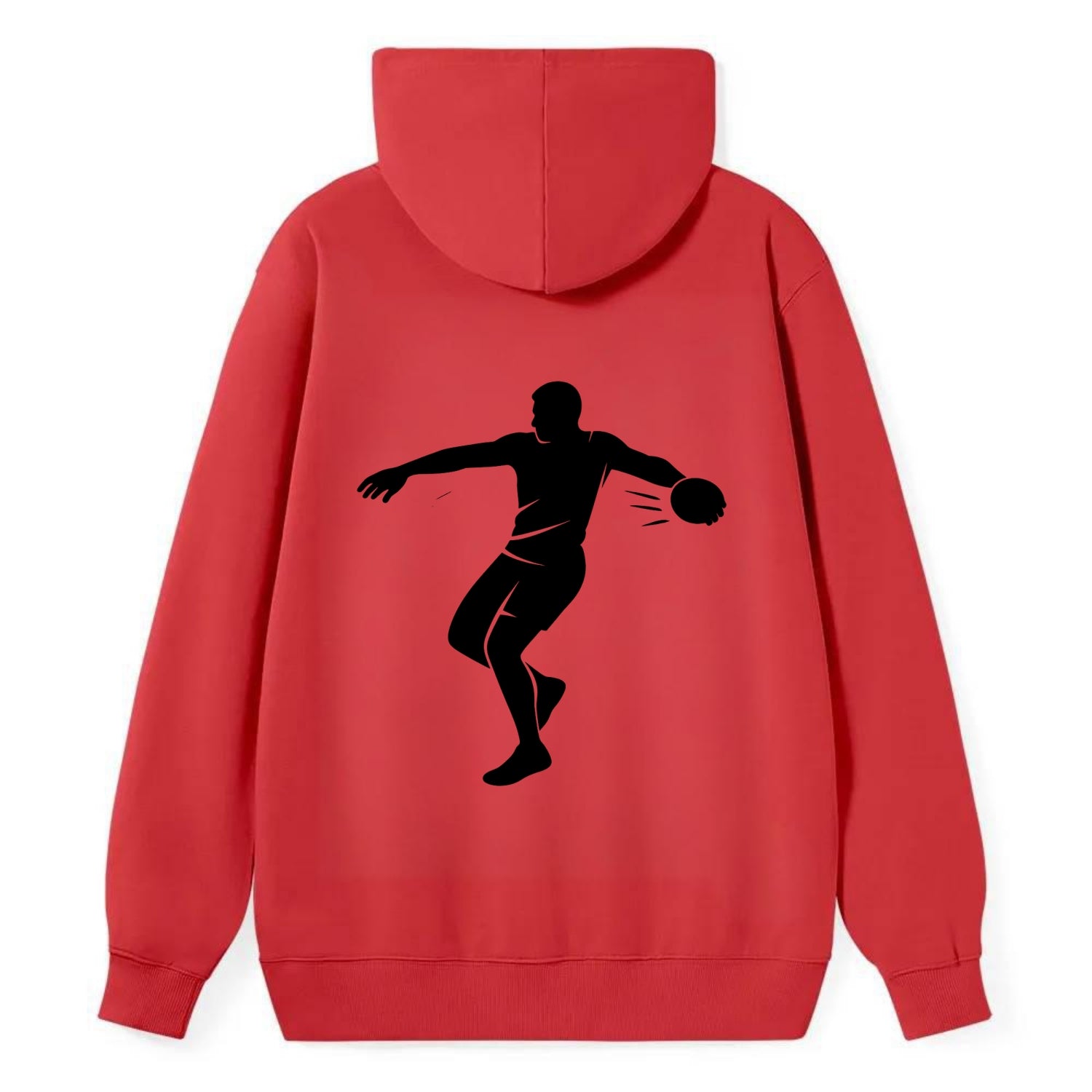 Discus thrower spinning release - Classic Pullover Hoodie - Red