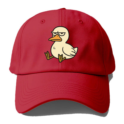 The Duck Judging Silently - Baseball Cap - Red
