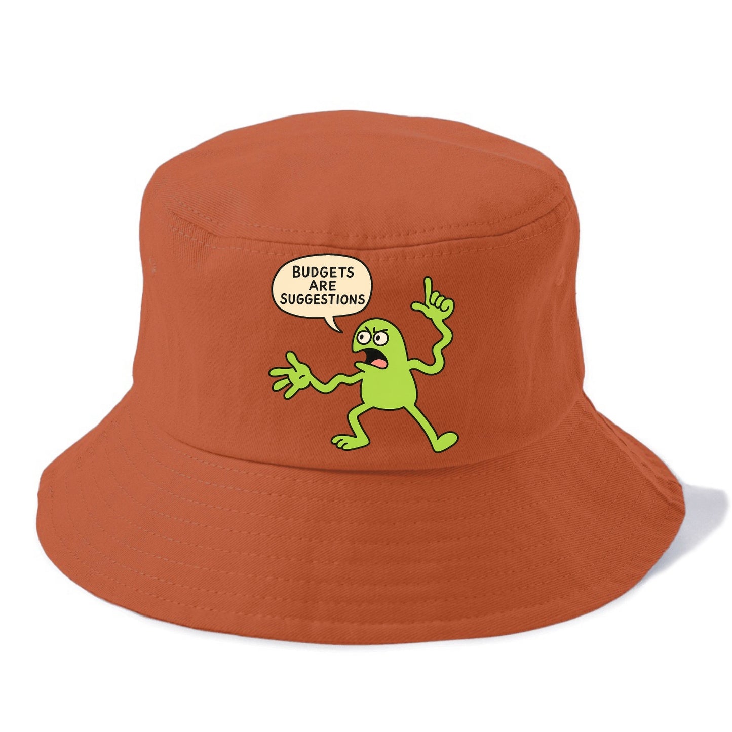 BUDGETS ARE SUGGESTIONS | Rebellious calculator - Bucket Hat - Red