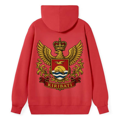 Kiribati Heritage Badge  - Classic Pullover Hoodie - Red