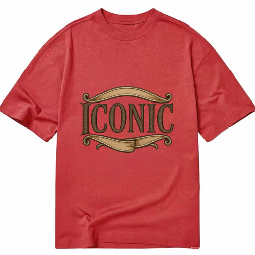 Bold typography design - ICONIC - instantly recognizable, trendsetter - Classic T-shirt