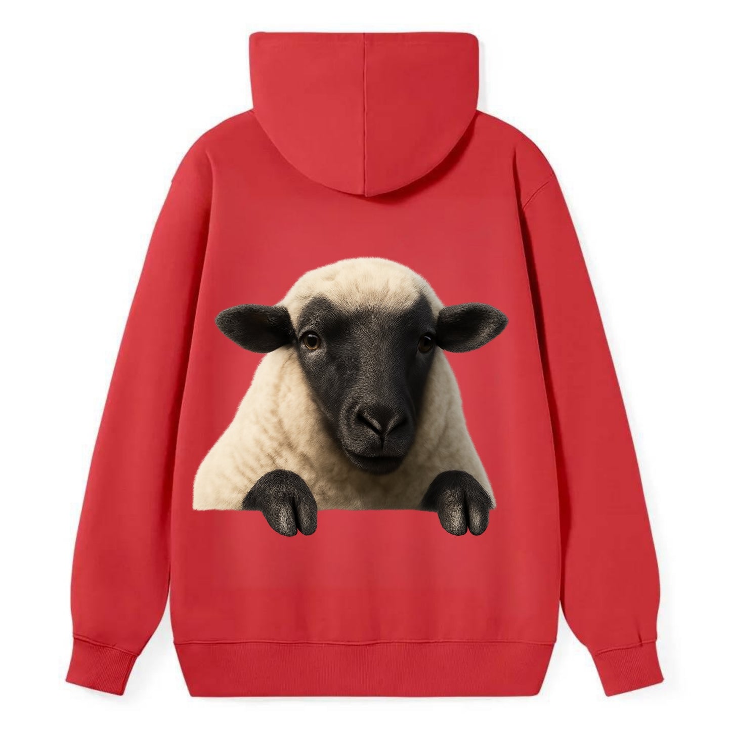 Sheep  - Classic Pullover Hoodie - Red