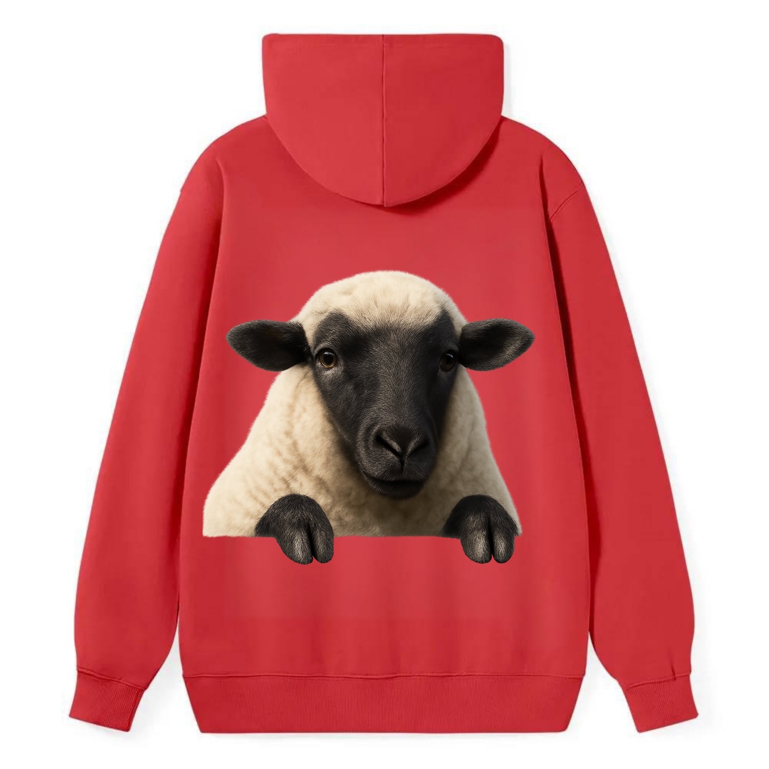 Sheep  - Classic Pullover Hoodie - Red