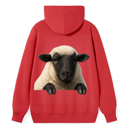 Sheep  - Classic Pullover Hoodie - Red