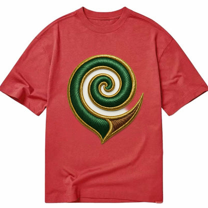 Maori Koru  - Classic T-shirt - Red