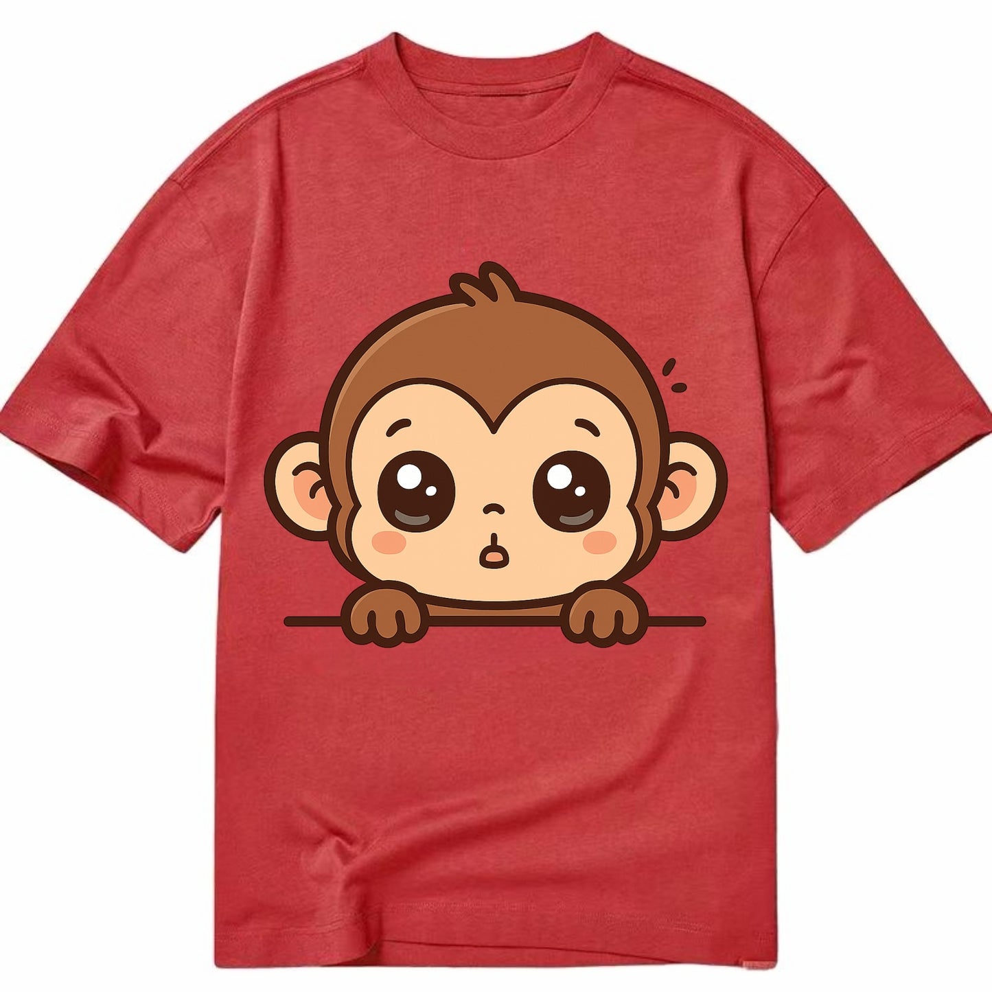 Baby Monkey  - Classic T-shirt - Red