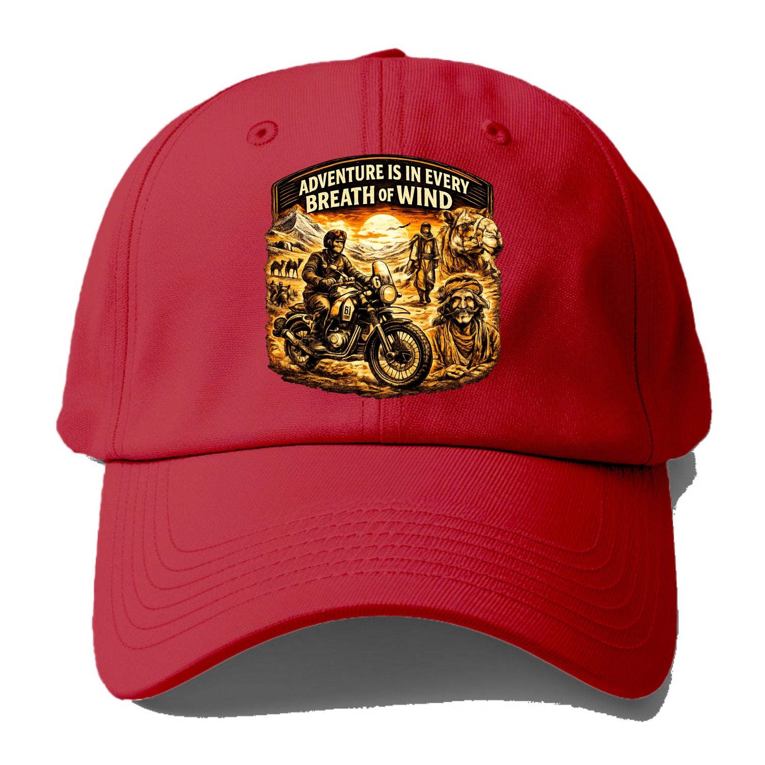 Adventure Vintage Rides - Baseball Cap - Red