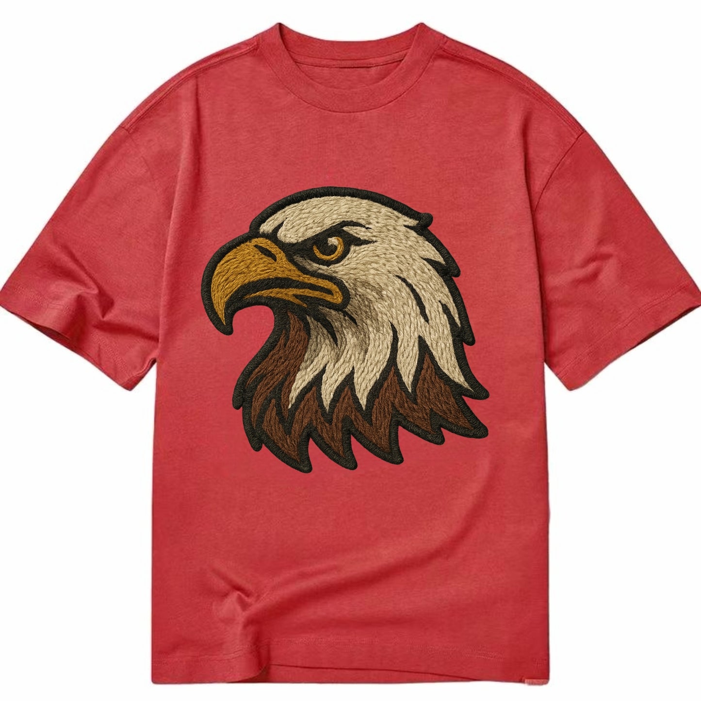 American Eagle Head  - Classic T-shirt - Red