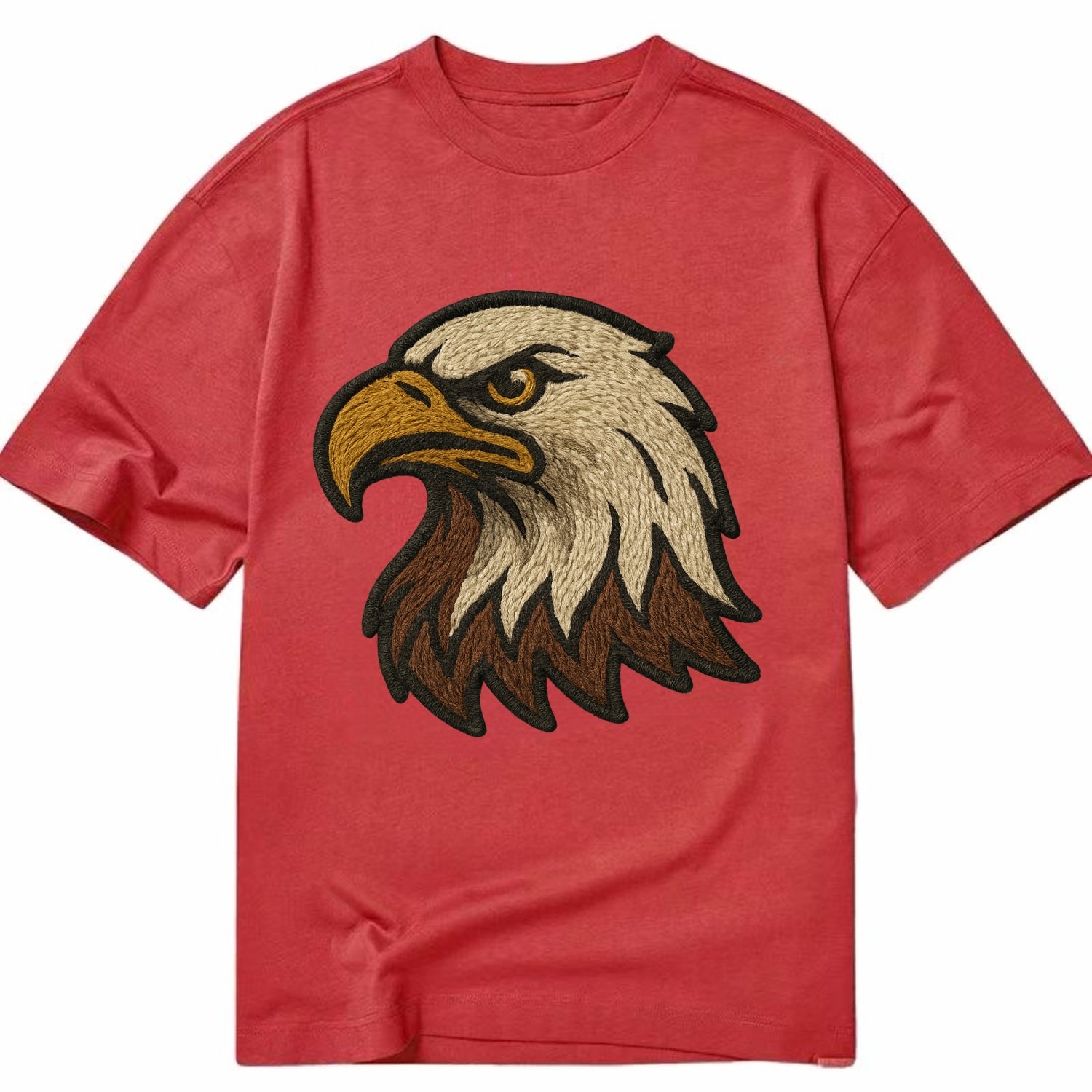 American Eagle Head  - Classic T-shirt - Red