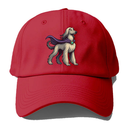 Afghan Hound Mystic Hero  - Baseball Cap - Red