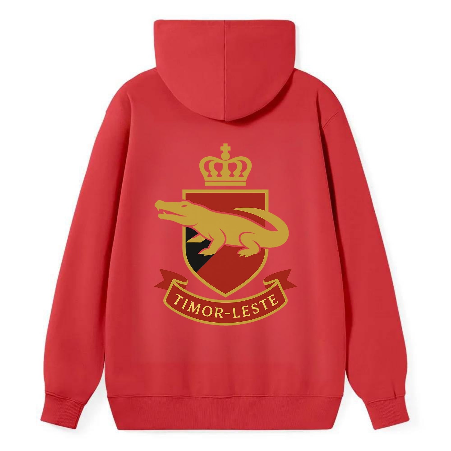Timor-Leste Royal Logo  - Classic Pullover Hoodie - Red