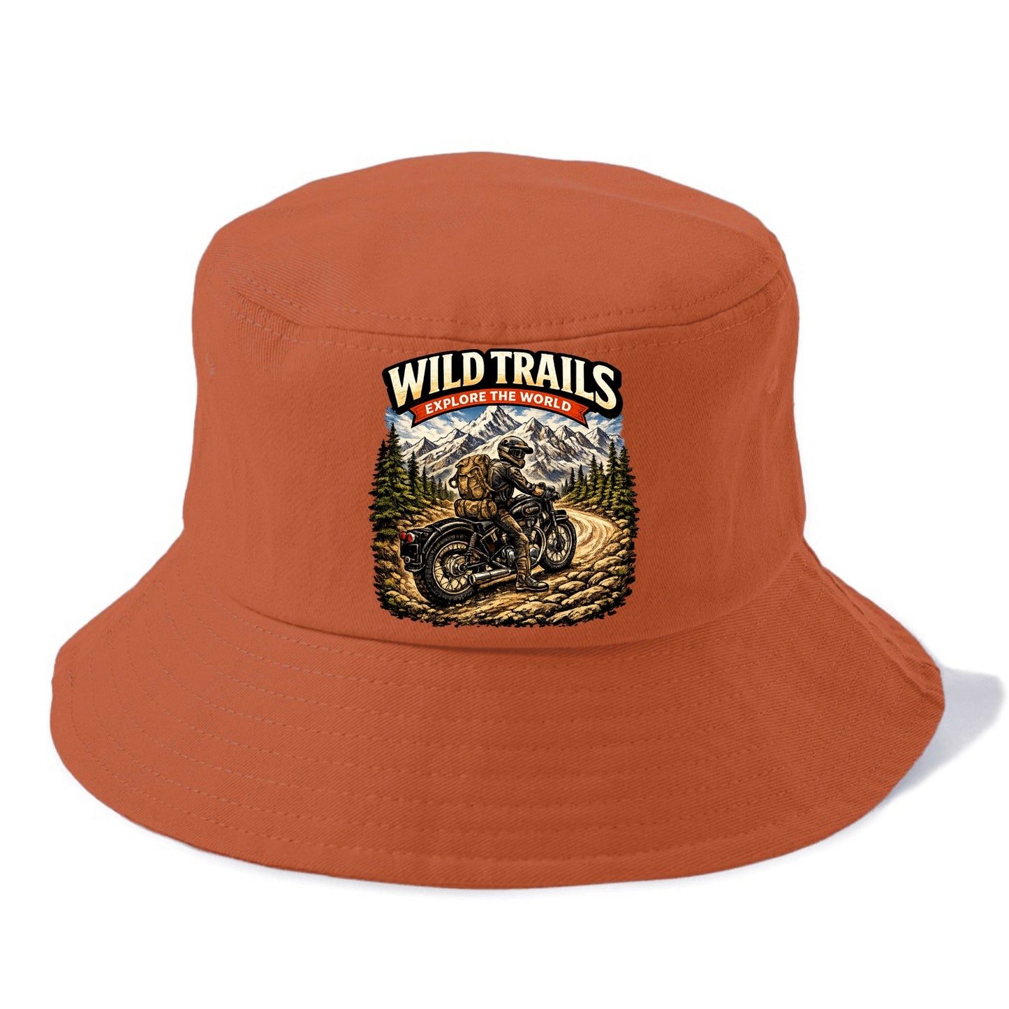 Wild Trails Explorer - Bucket Hat - Red
