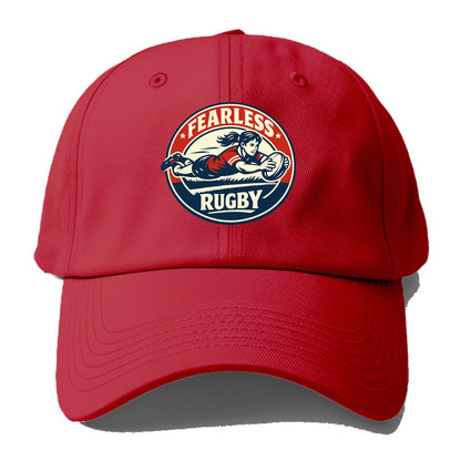 Fearless Try Scorer Emblem - Baseball Cap - Red