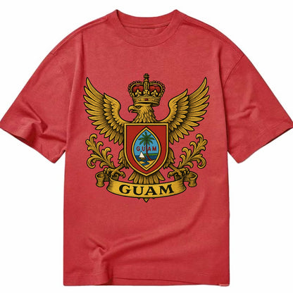 Guam Heritage Badge  - Classic T-shirt - Red