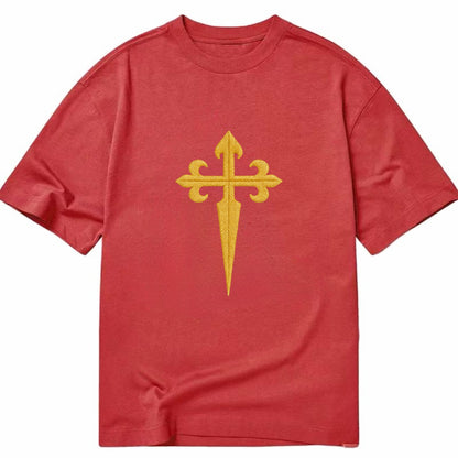 Order Of Santiago Cross - Classic T-shirt - Red