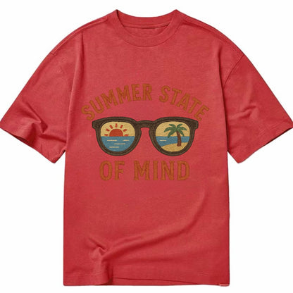Summer State Of Mind  - Classic T-shirt - Red