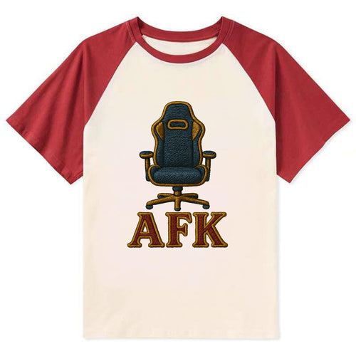 AFK   - Contrast Raglan T-shirt