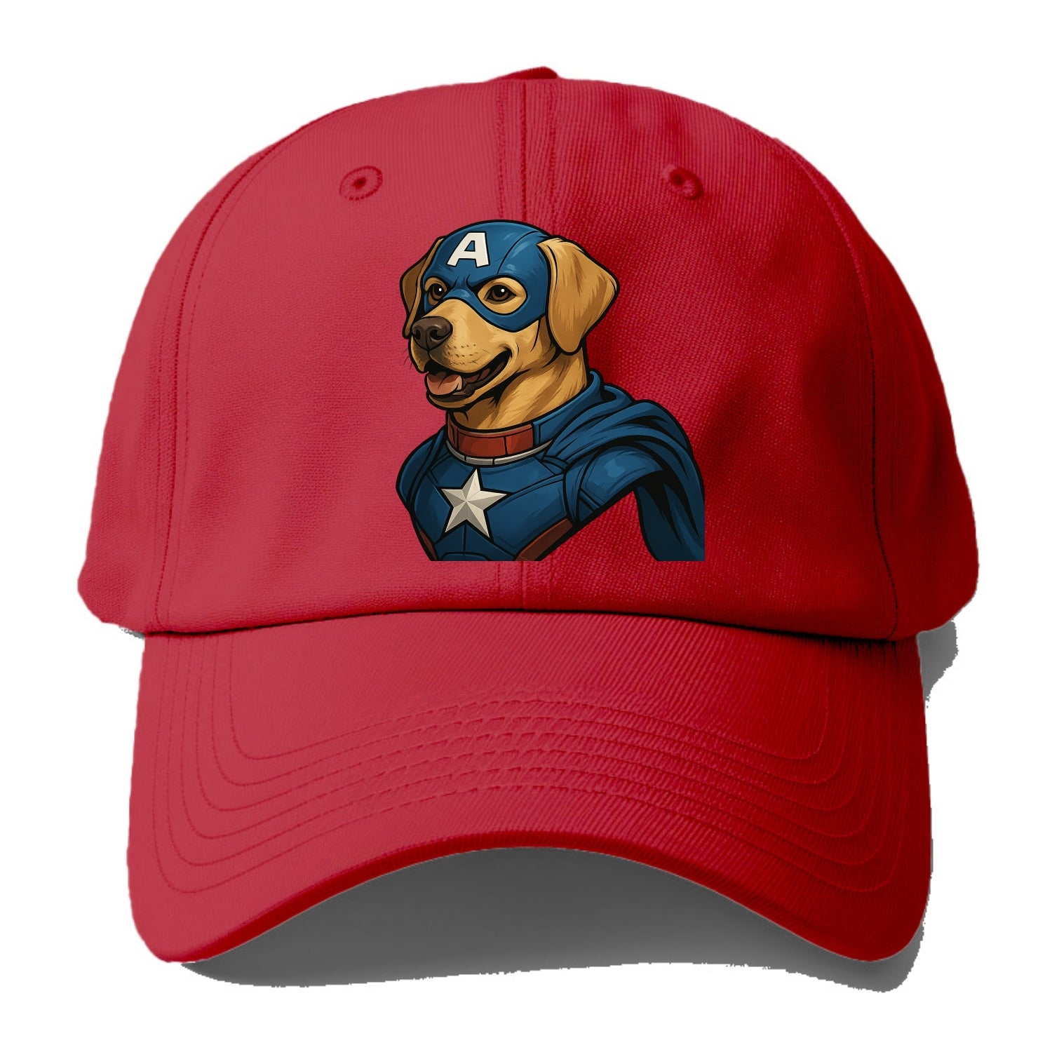Labrador Patriotic Hero  - Baseball Cap - Red